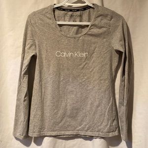 Calvin Klein long sleeve pj top